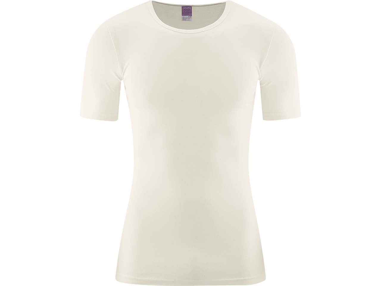 Living Crafts Bio-Herren-T-Shirt "JACOB" mit Rundhalsausschnitt, natural, Gr. XL