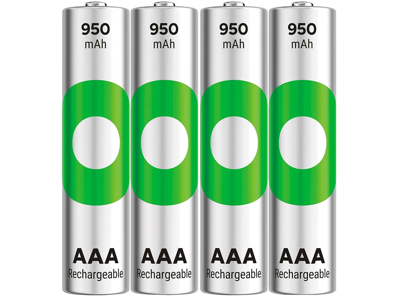 4er-Pack GP Battery Ready-to-use Akku "ReCyko" Micro AAA, 1,2 V, 950 mAh