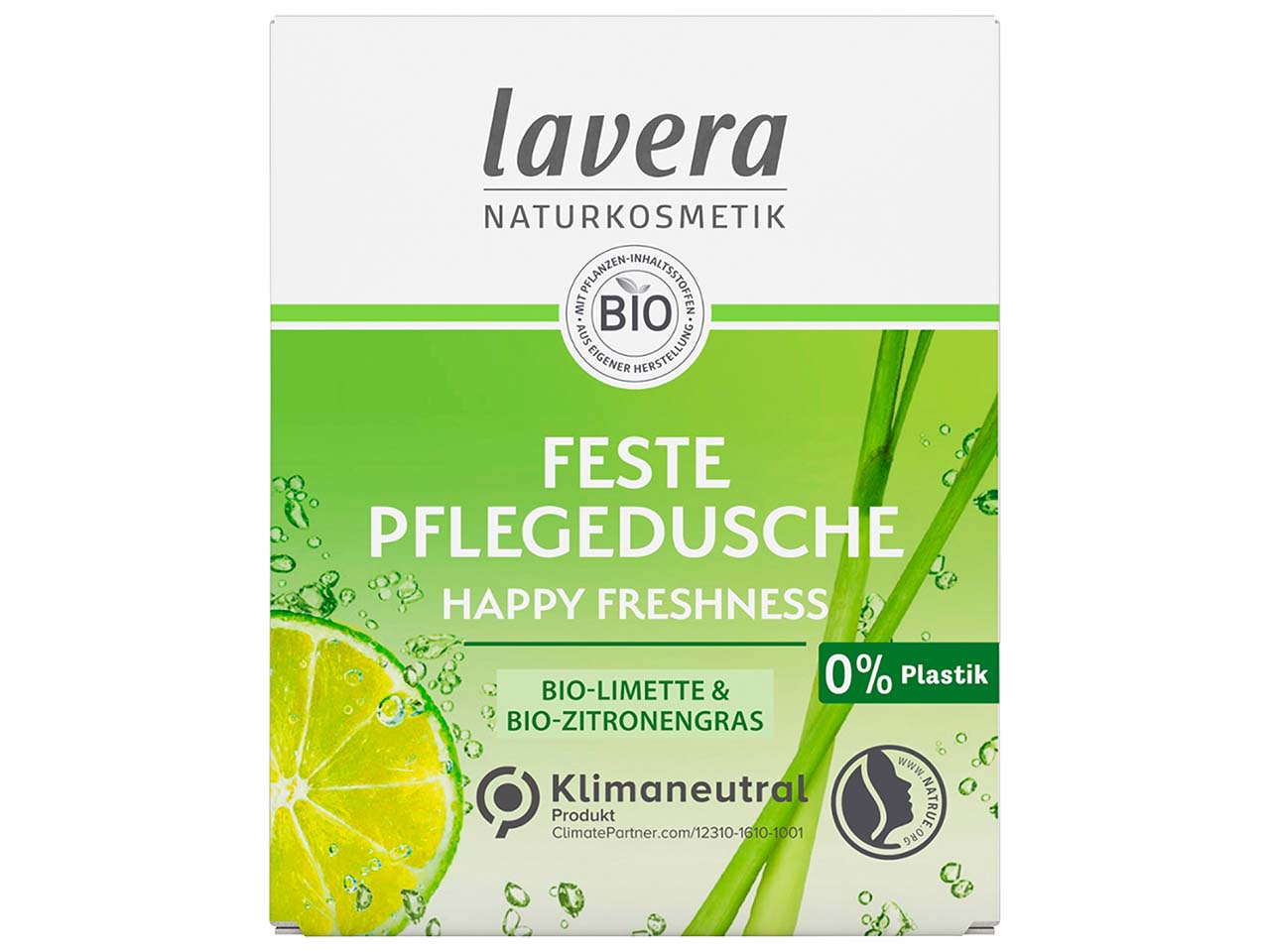 lavera Bio Feste Pflegedusche "Happy Freshness", 50 g
