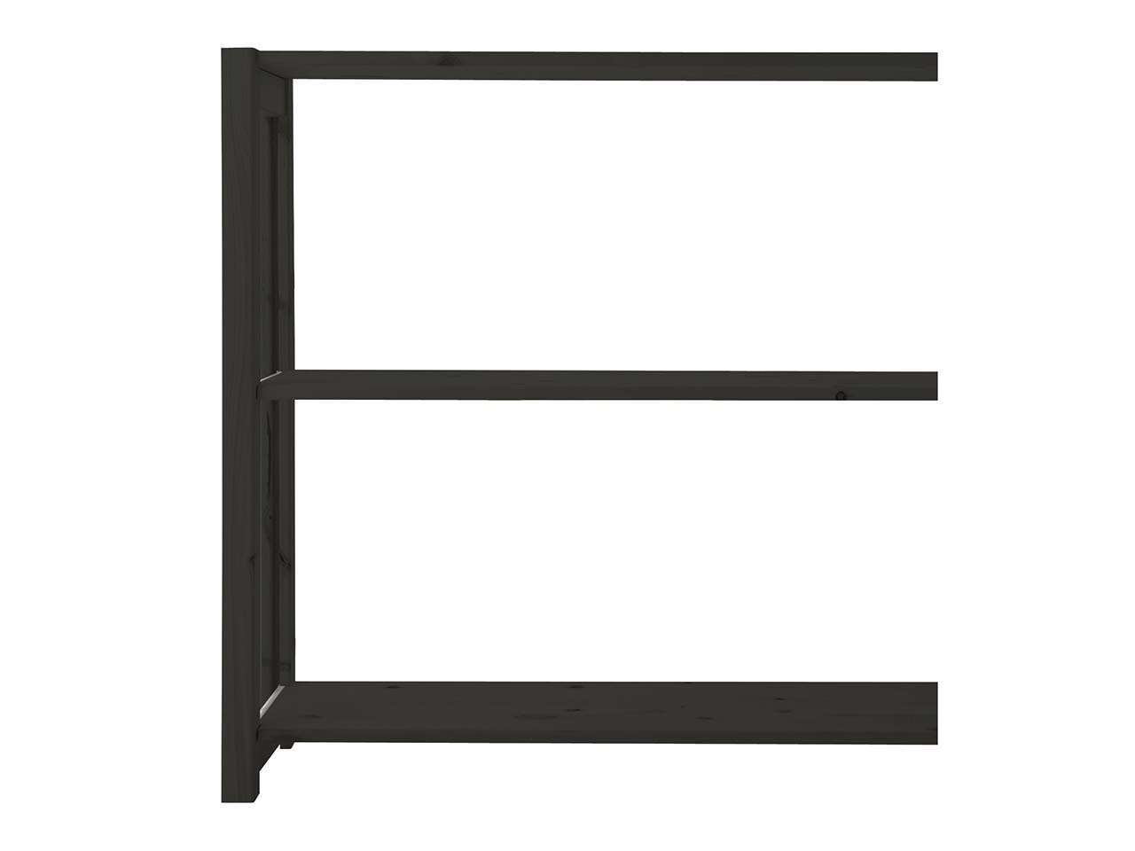 ABC Anbauregal "Classic" B 79 x T 29,5 x H 80 cm, schwarz