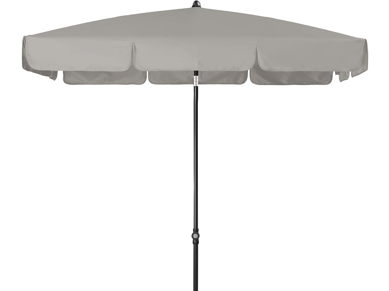 doppler Sonnenschirm "SUNLINE NEO WATERPROOF" 185 x 120 cm, mit Tasche, hellgrau