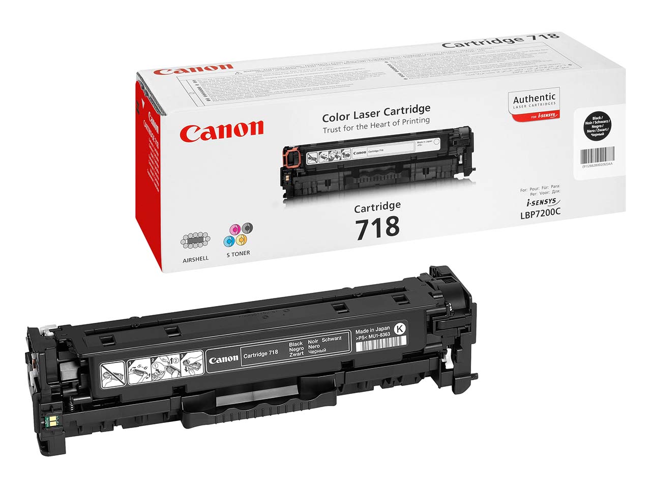 Canon Druckkassette 718 schwarz