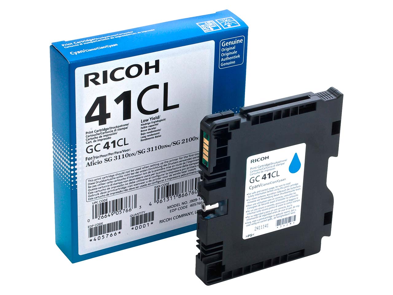 Ricoh Gel-Patrone 405766 cyan