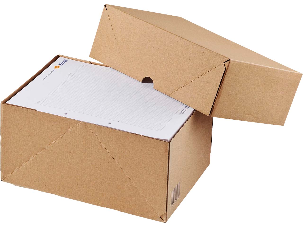 25 Stck. A4 Aufrichtschachtel E150 bestehend aus Boden und Deckel