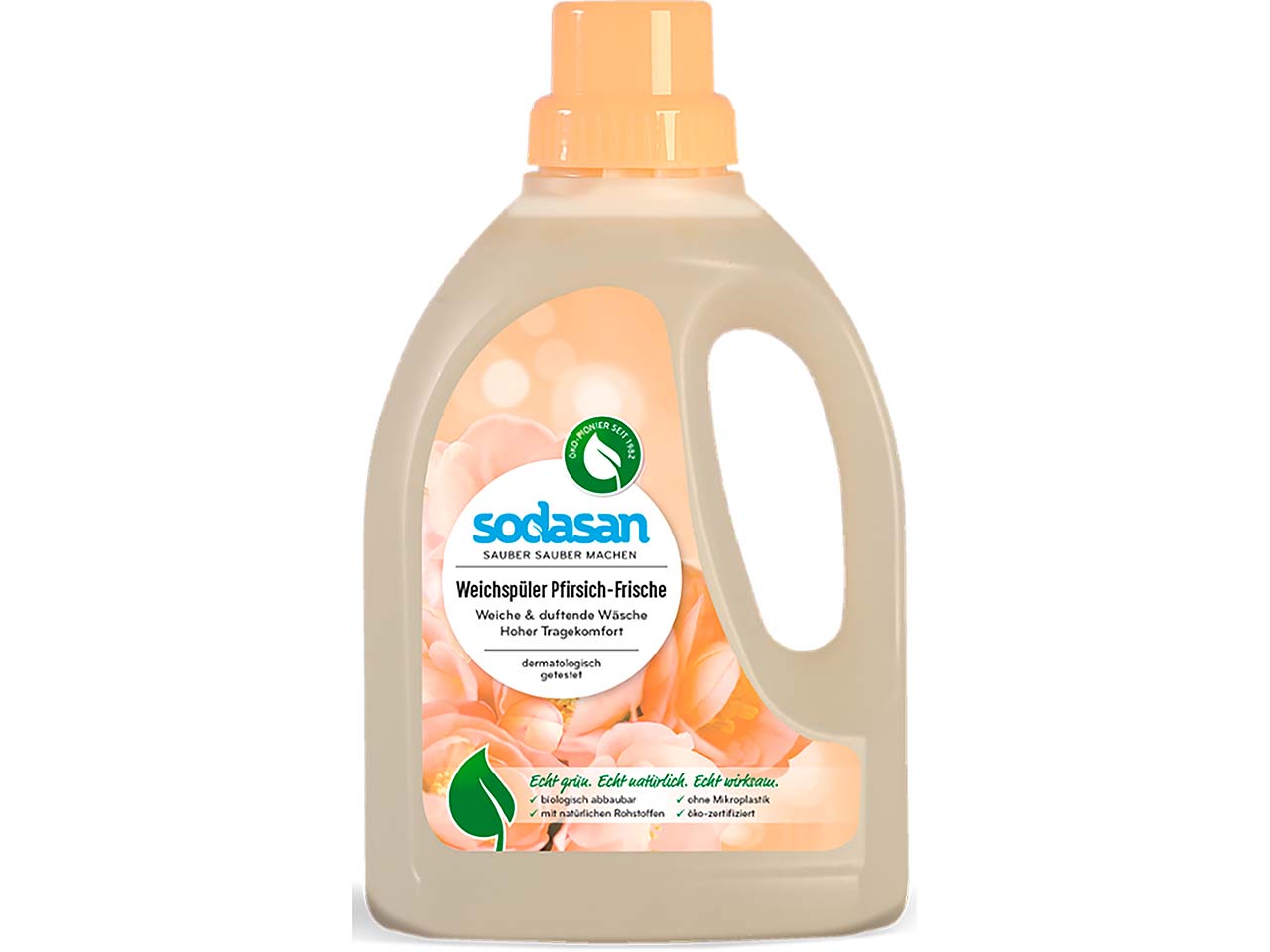 Sodasan Weichspüler Pfirsich-Frische 0,75 l