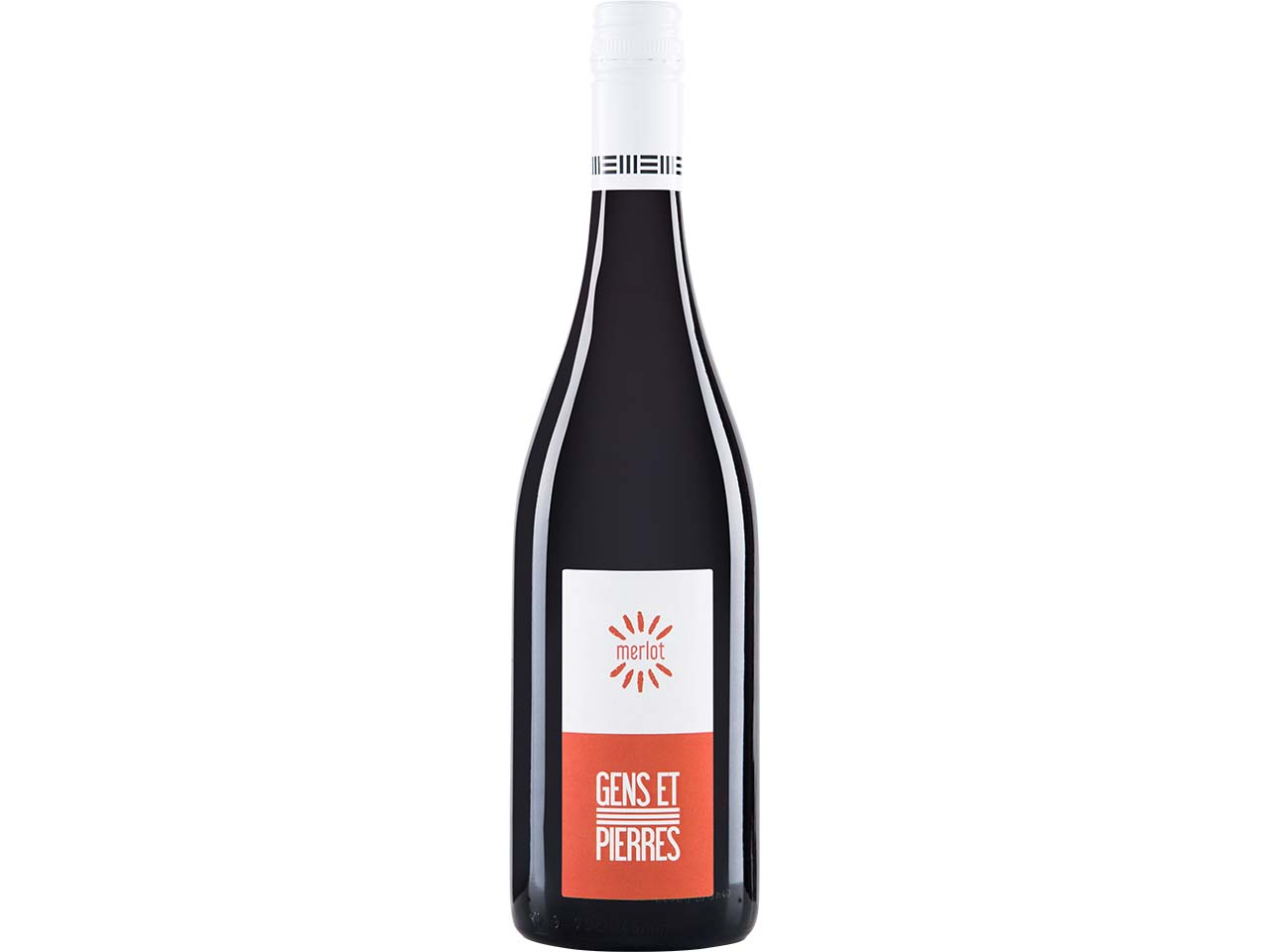 Bio-Rotwein GENS ET PIERRES, Merlot, 0,75 l
