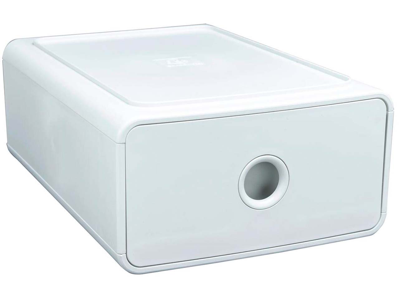 Exacompta Ablagemodul "Tiny Box AutentiK" DIN A5+, 1 stapelbare SL, weiß