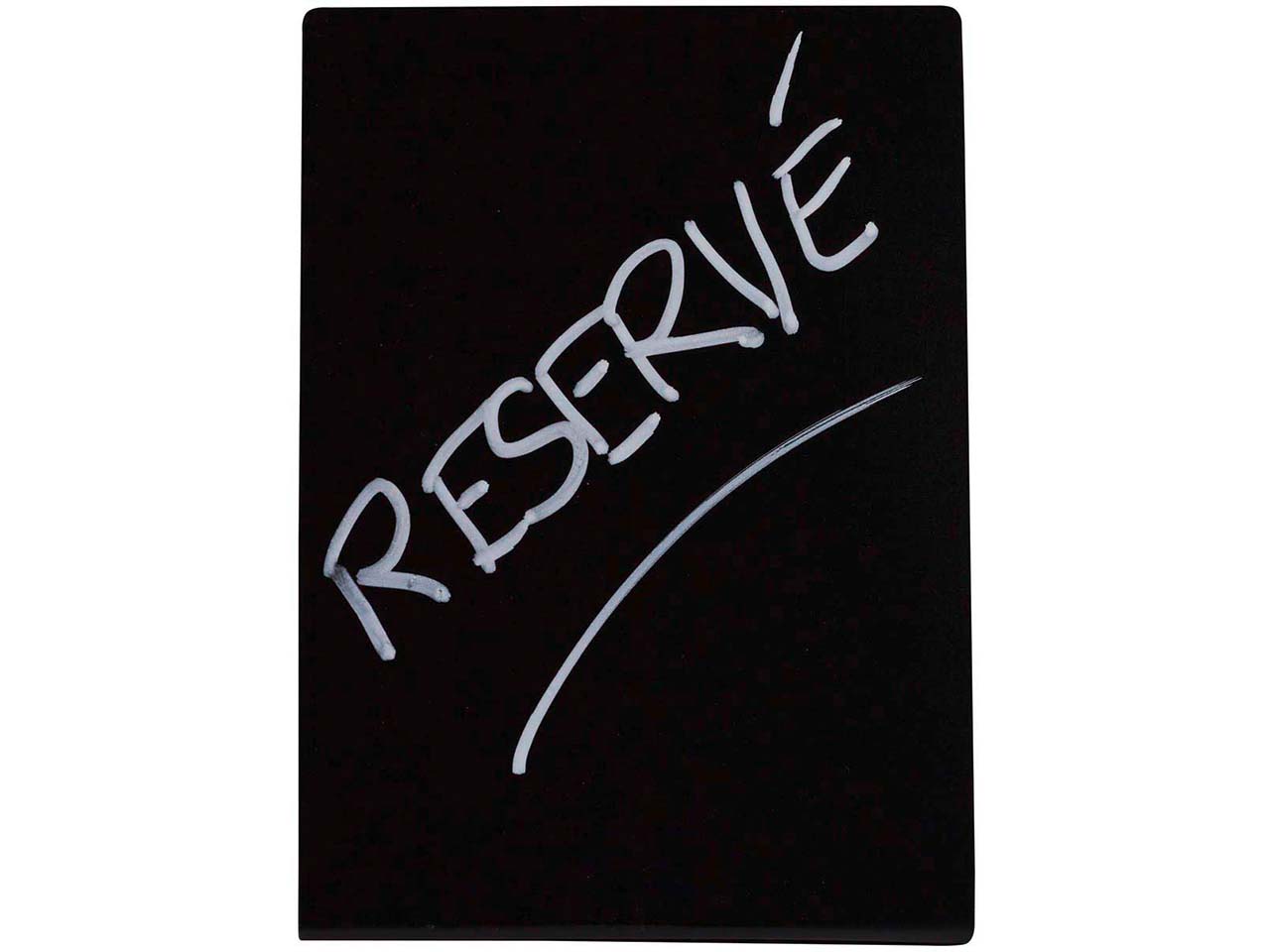 Exacompta Tischtafel "Exacryl" geneigt, Schieferoptik aus HIPS, 106 x 52 x 145 mm, schwarz Exacompta Tischtafel "Exacryl" geneigt, Schieferoptik aus HIPS, 106 x 52 x 145 mm, schwarz