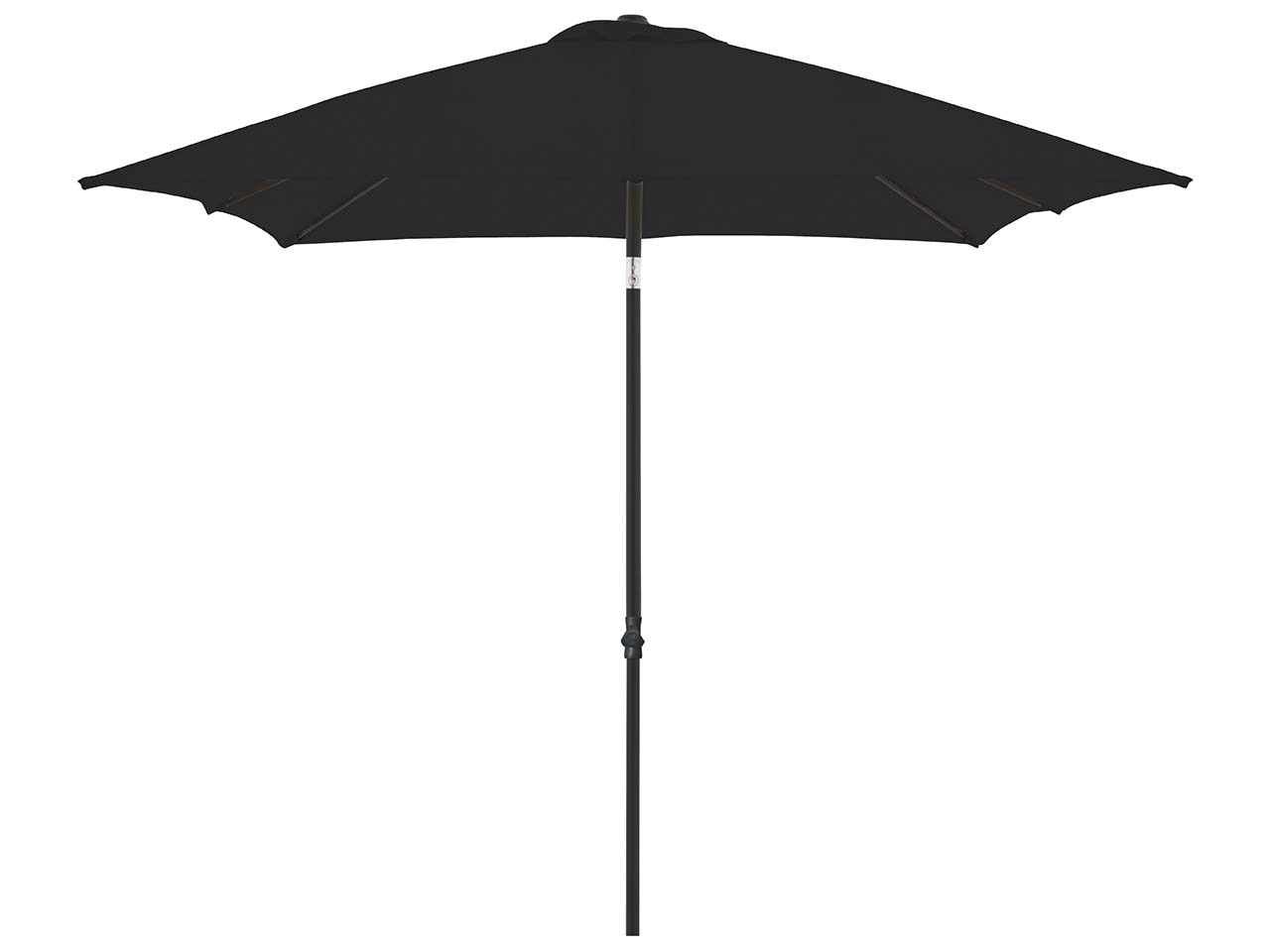 doppler Sonnenschirm "Push up Basic" 210 x 210 cm, HV, anthrazit