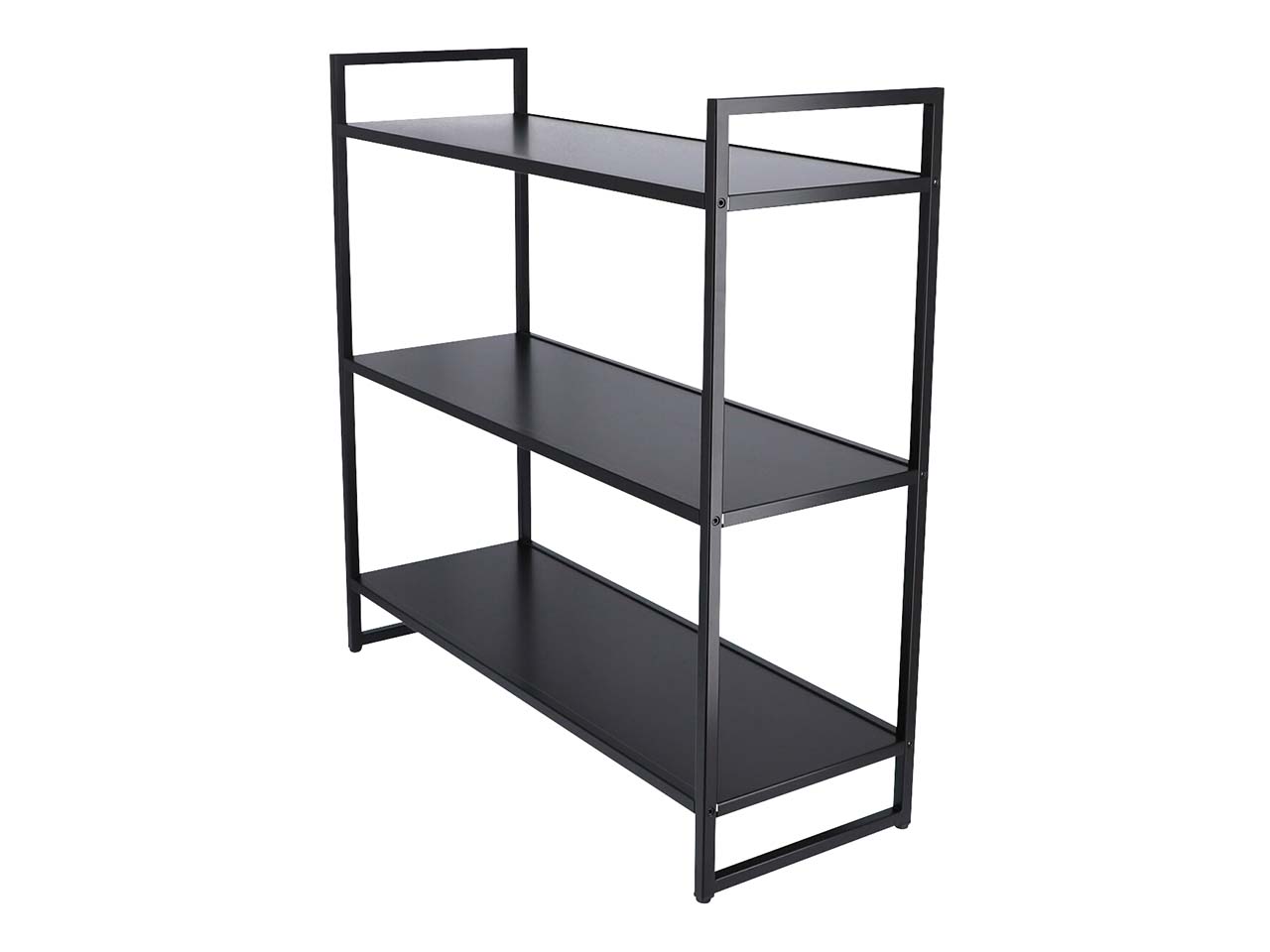 Regal "image" B 97 x T 35 x H 97 cm, Stahl pulverbeschichtet, schwarz