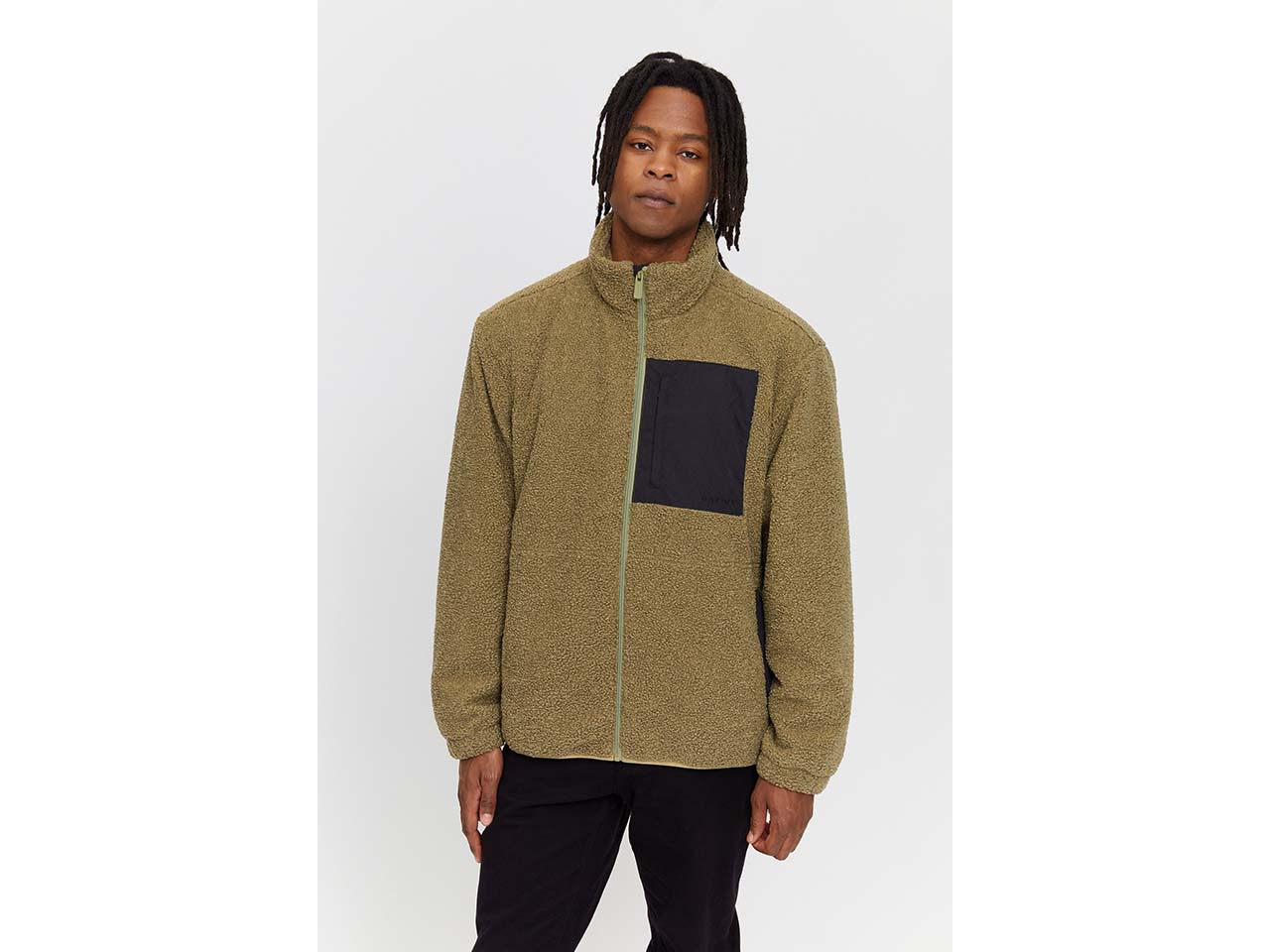 MAZINE Herren-Jacke "Pelican" mit Brust-& Seitentasche, moss, Gr. XL