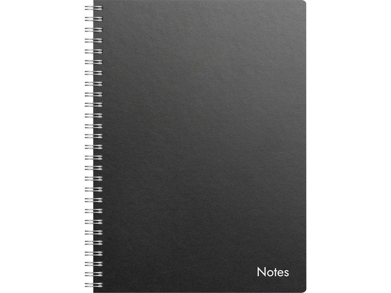 Burde Spiralnotizbuch A5, schwarzer Karton