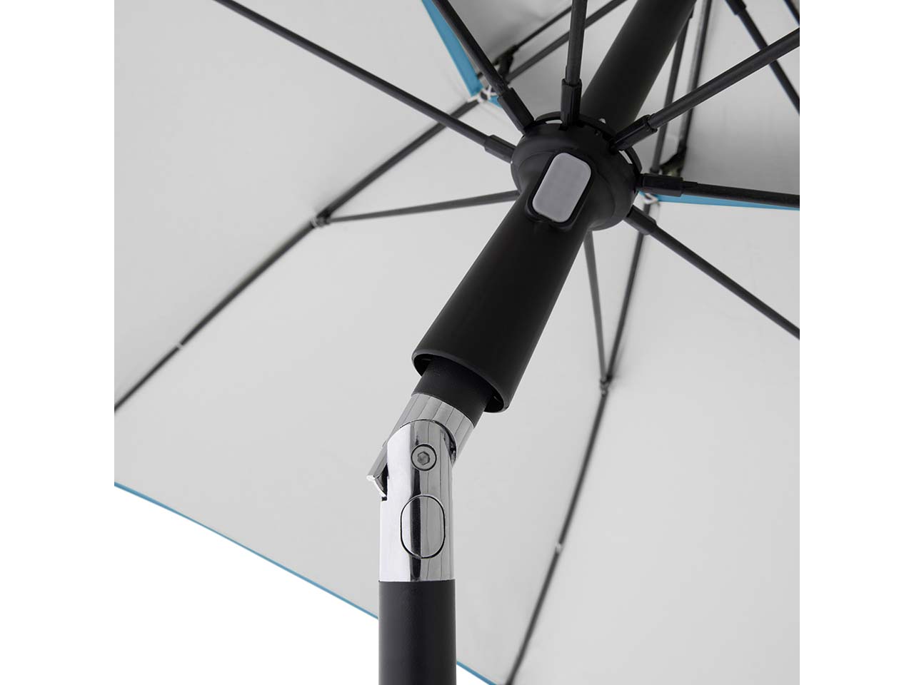 doppler Sonnenschirm "GS WINDPROFI NEO" mit Tragetasche Ø 200 cm, blau