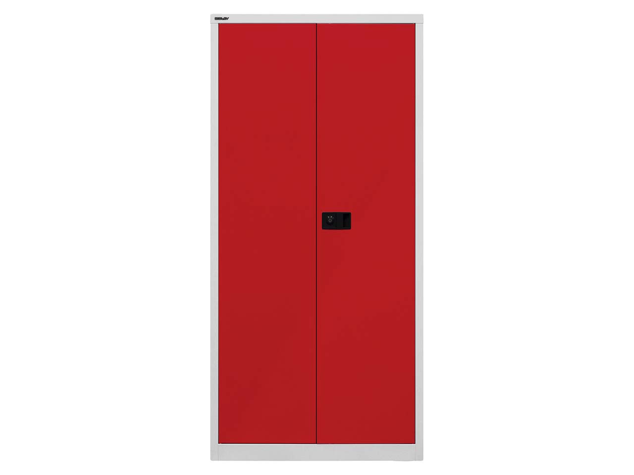 Flügeltürensch. "UNIVERSAL" 5 OH, Breite 91,4 cm lichtgrau/kardinalrot