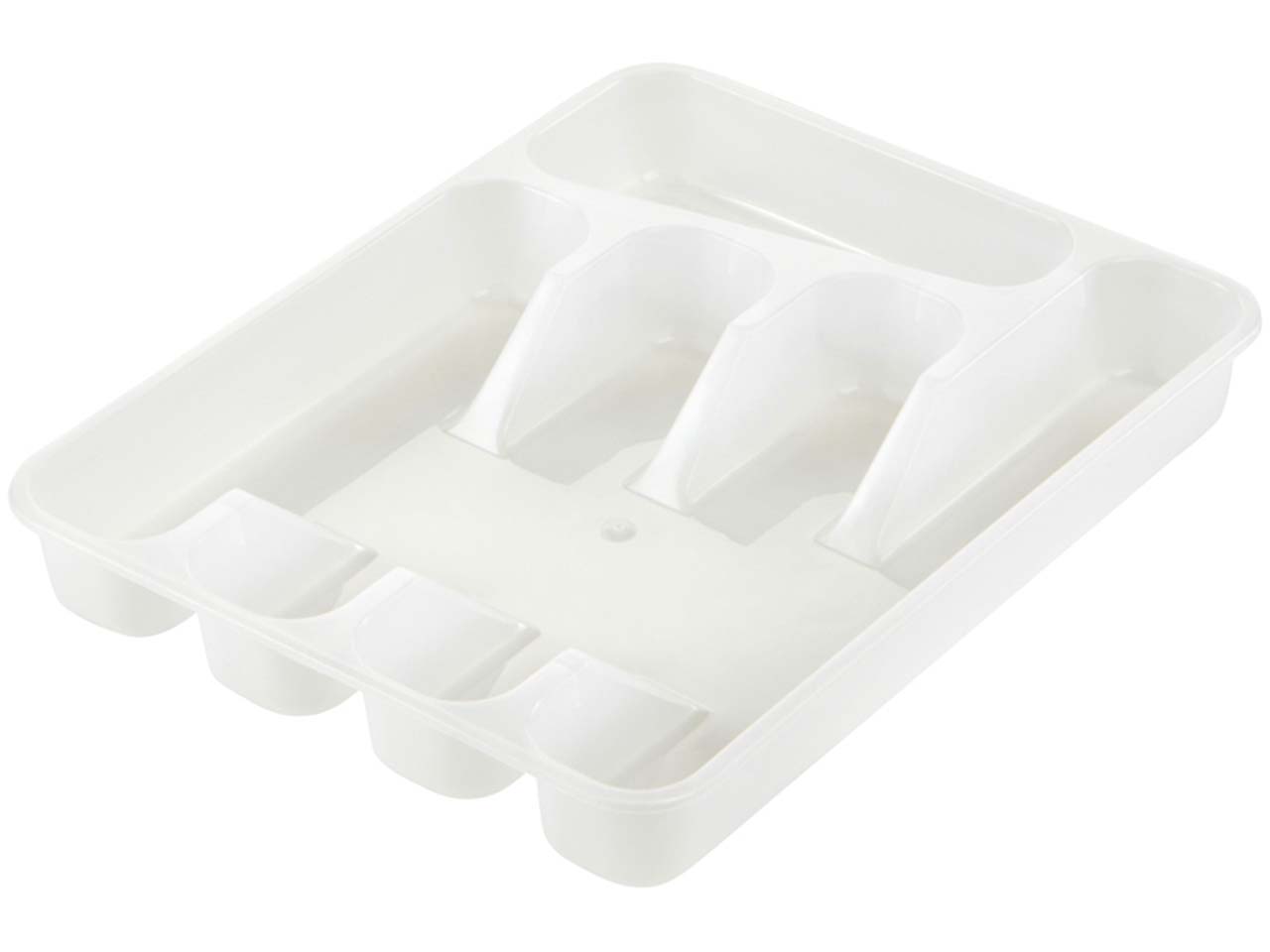 keeeper Besteckkasten geschlossen "Pablo" mit 5 Fächern, 33,5 x 26,5 x 5 cm, transparent