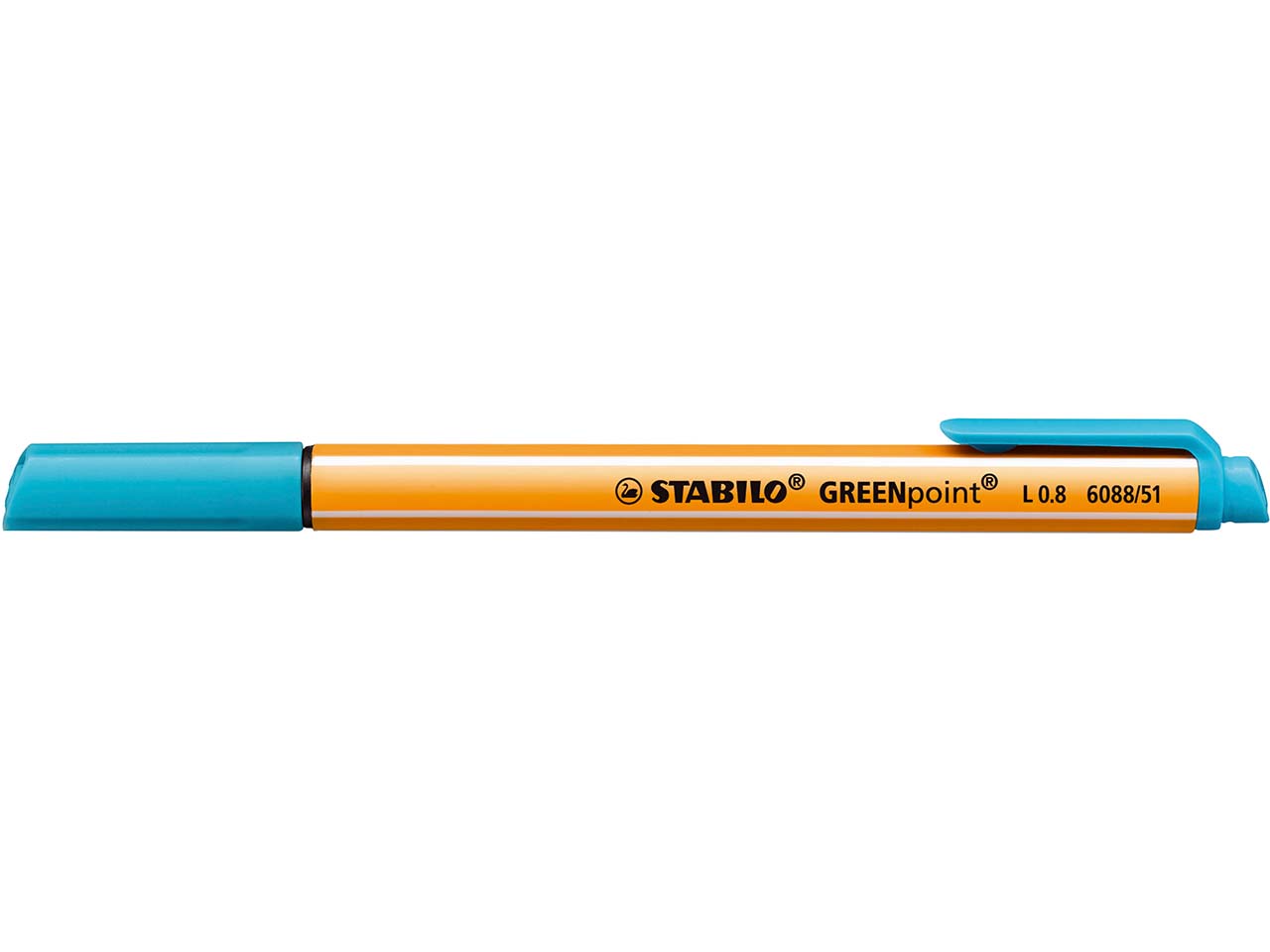 STABILO Filzstift 'GREENpoint' türkis