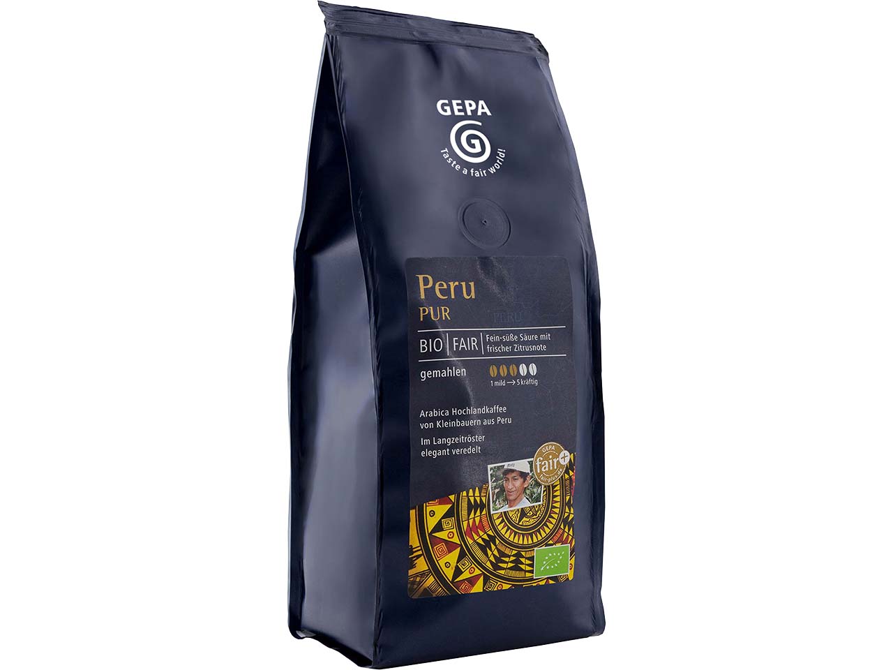 GEPA Bio Kaffee 'Peru pur', gemahlen 250 g