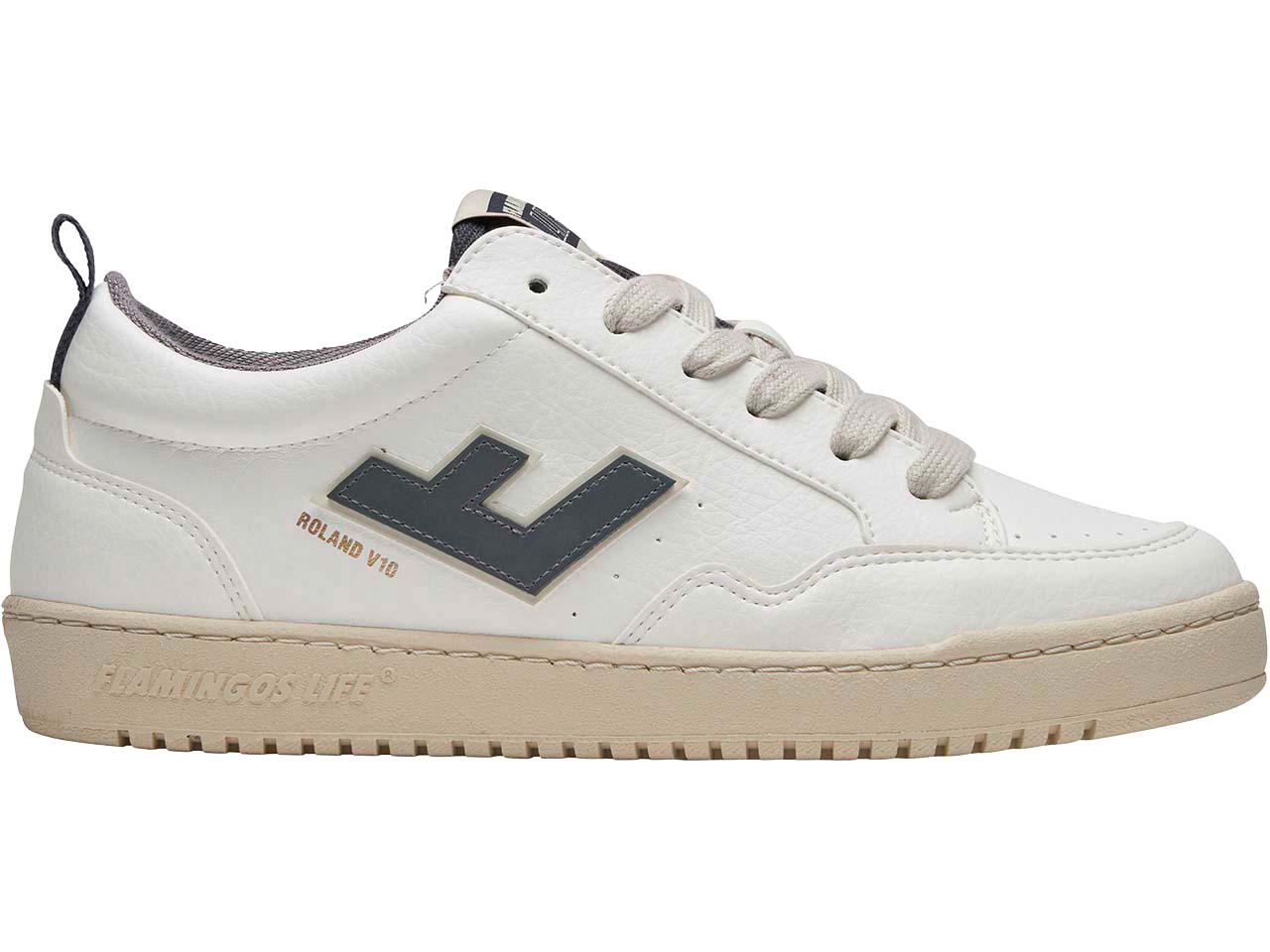 FLAMINGOS LIFE Sneaker 'ROLAND V.10', white anthracite ivory, Gr. 38
