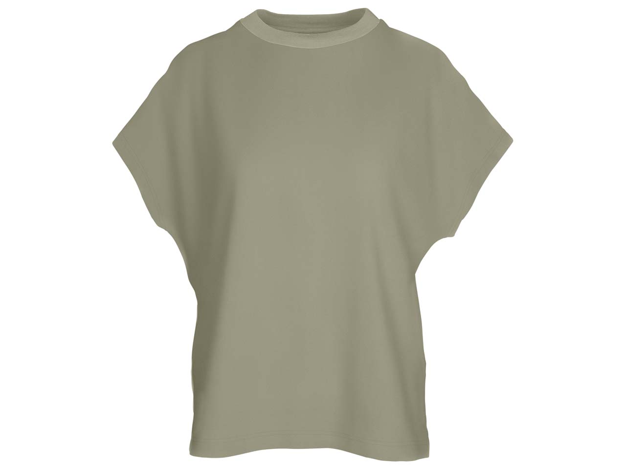 MELA Bio-Damen-T-Shirt "MADHU" mit Fledermausärmeln, thymian, Gr. S