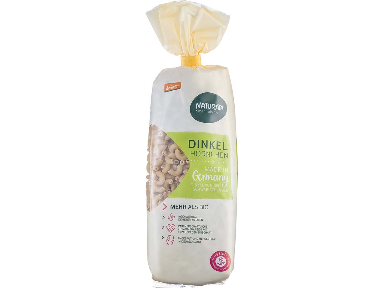 NATURATA Bio-Dinkel-Hörnchen, demeter-zertifiziert, 500 g