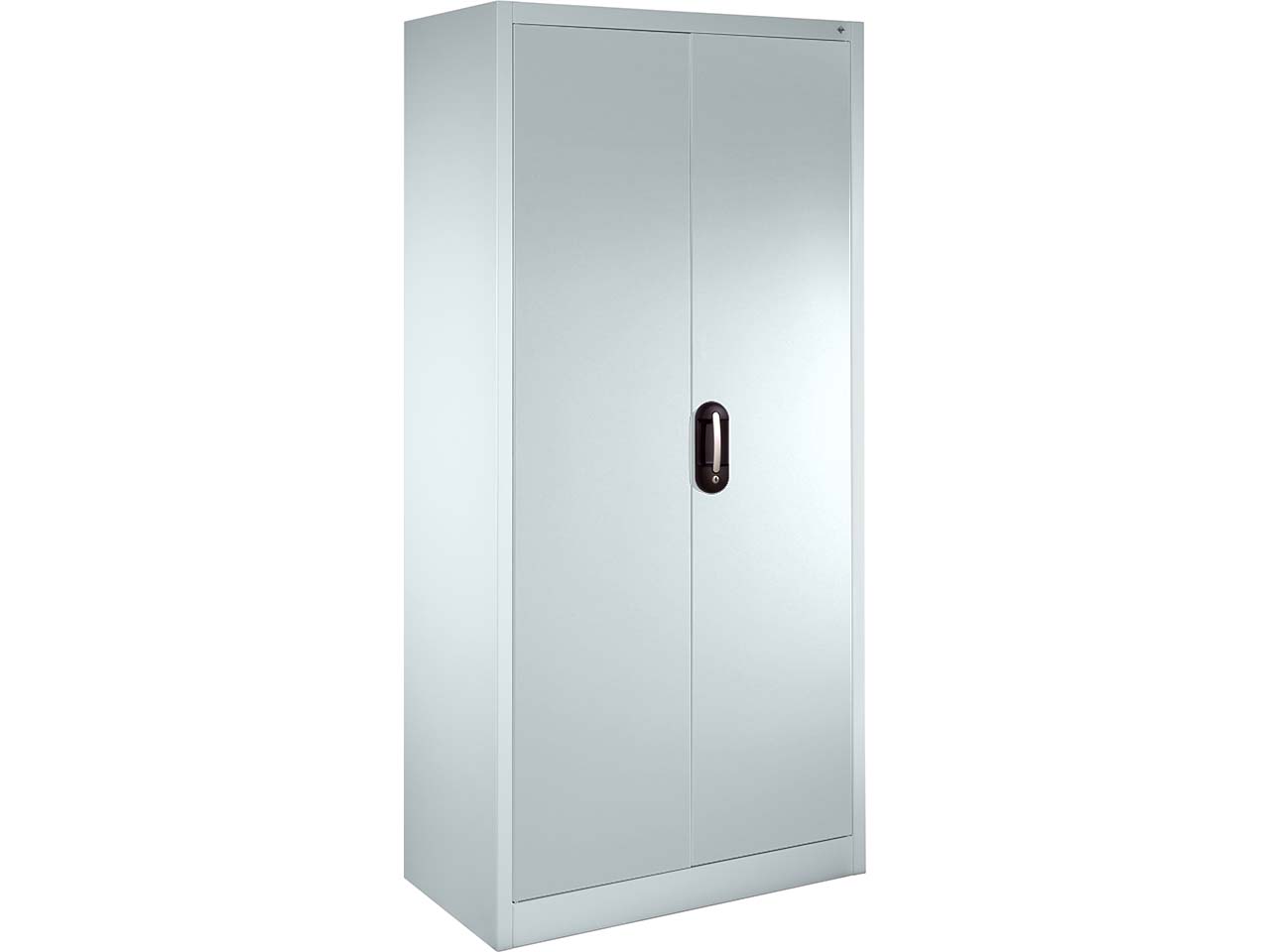 Flügeltürenschrank Lichtgrau/Lichtgrau (BxTxH) 93x50x195cm