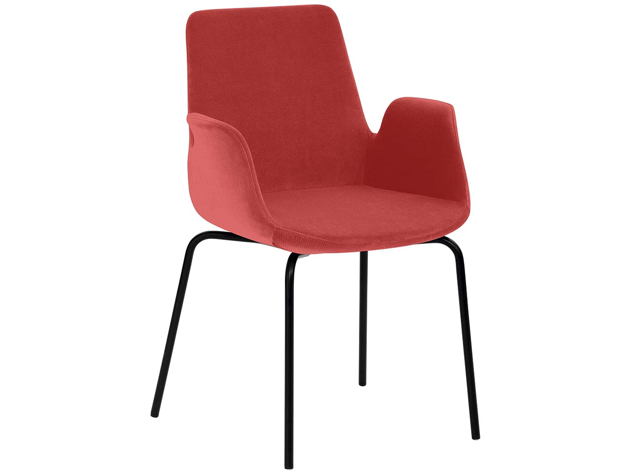 Besucherstuhl "2009" kirschrot