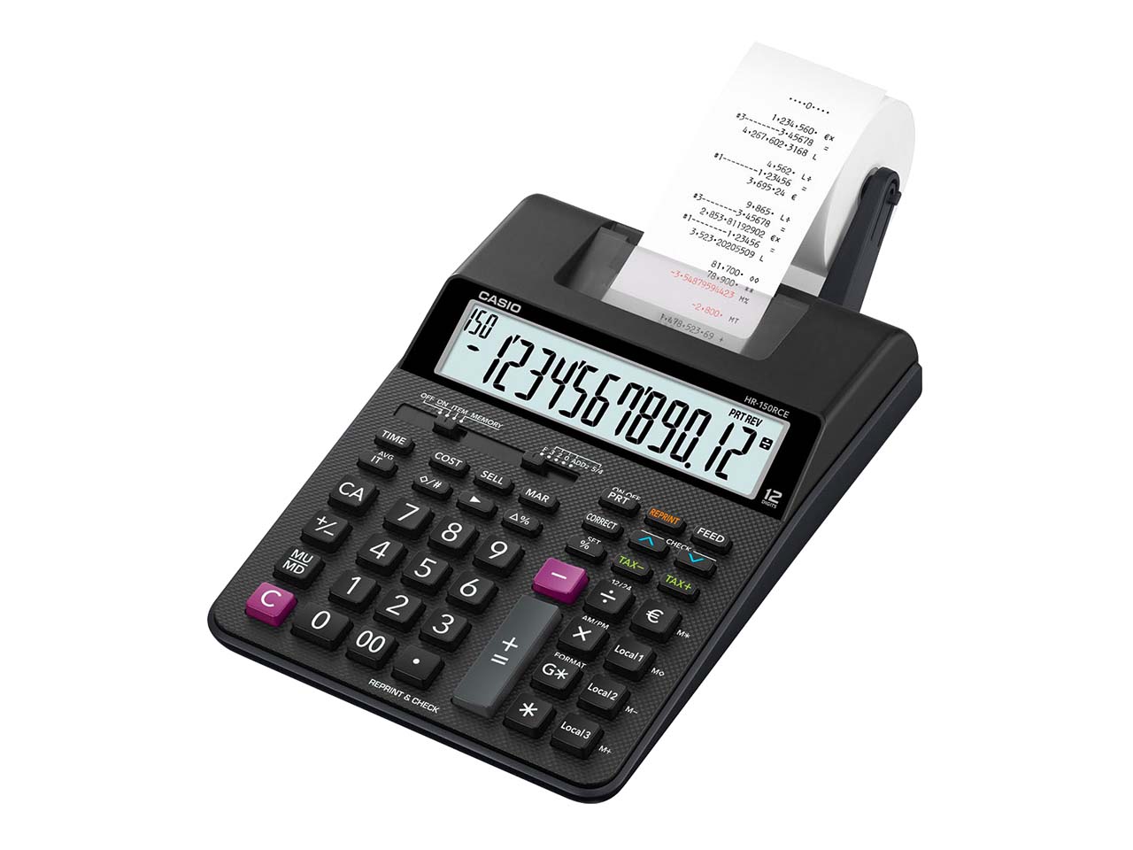 Casio Tischrechner 'HR-150 RCE'