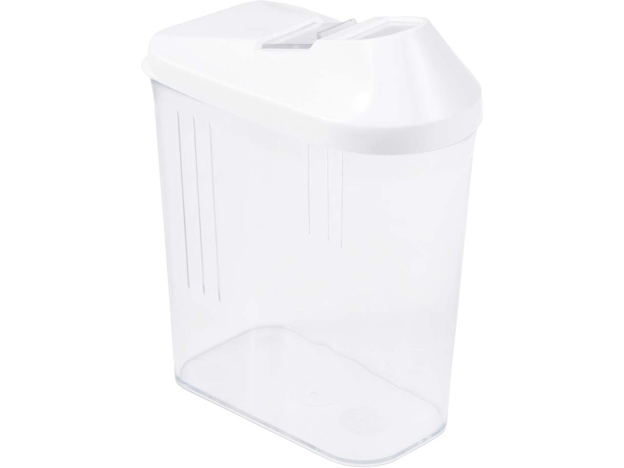keeeper Schüttdose "Paola" mit Dosierdeckel 10,5 x 5,5 x 17 cm, 750 ml, weiß