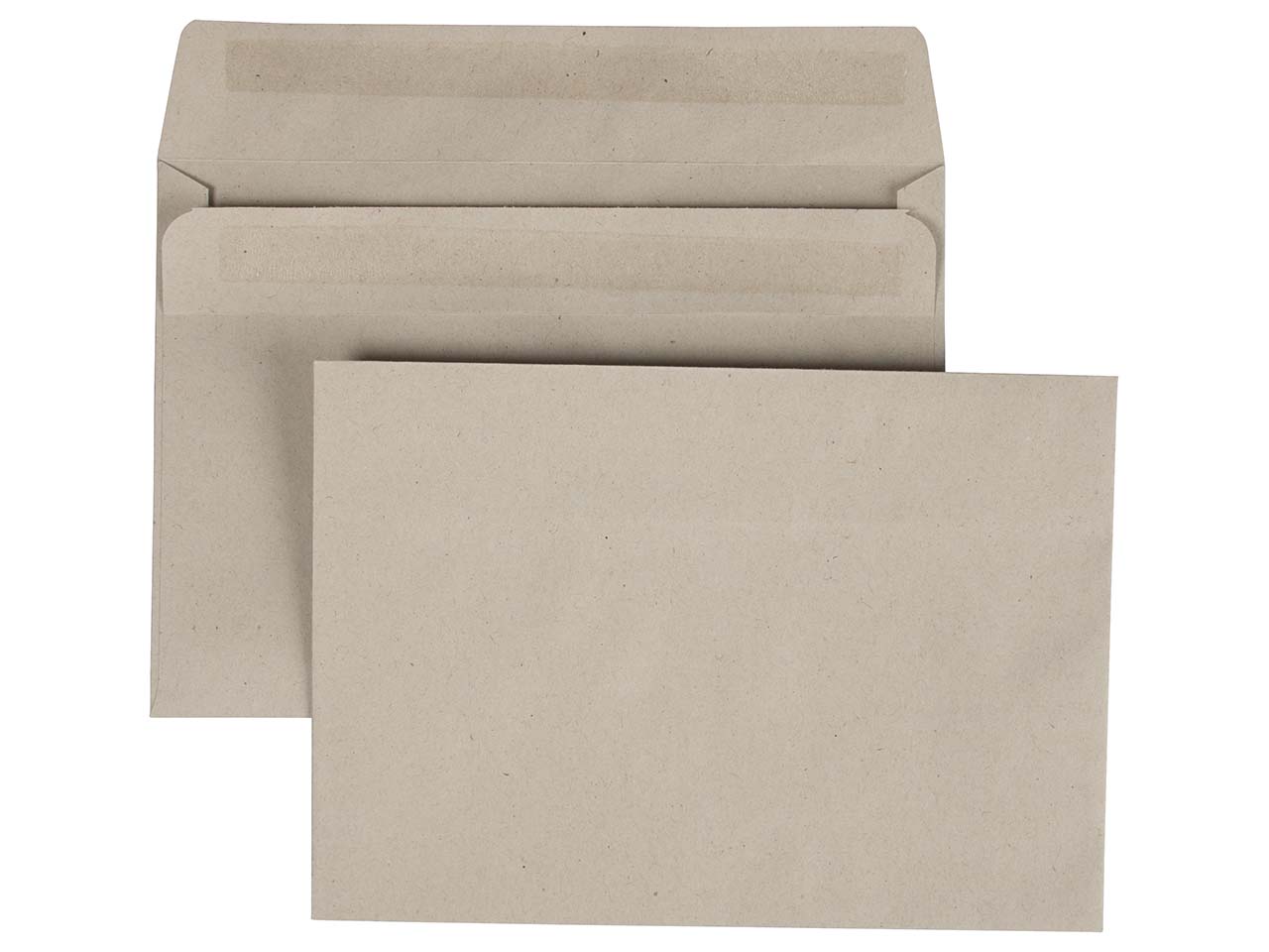 100 C6 Briefumschläge SK o.F. RC grau