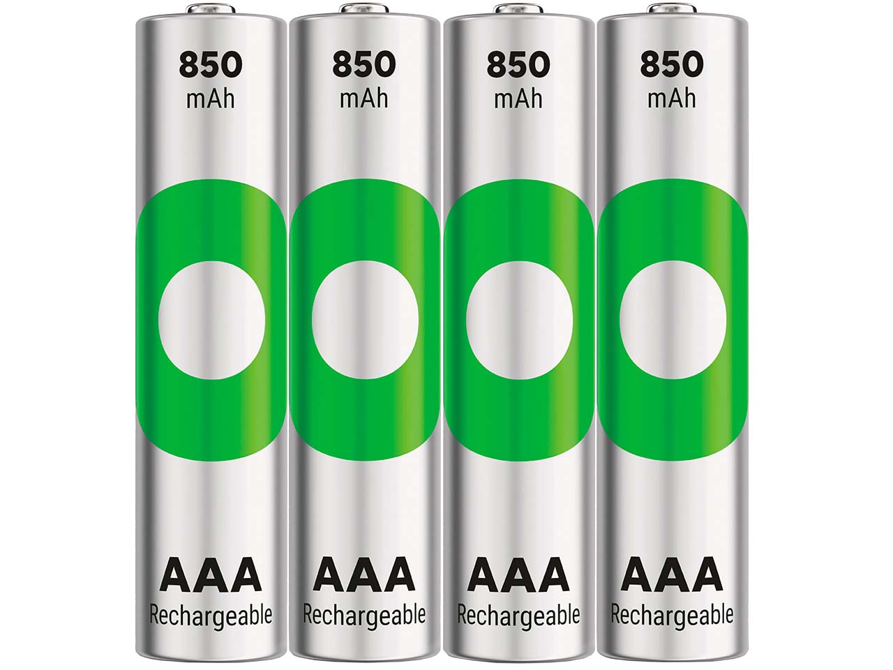4er-Pack GP Battery Ready-to-use Akku "ReCyko" Micro AAA, 1,2 V, 850 mAh