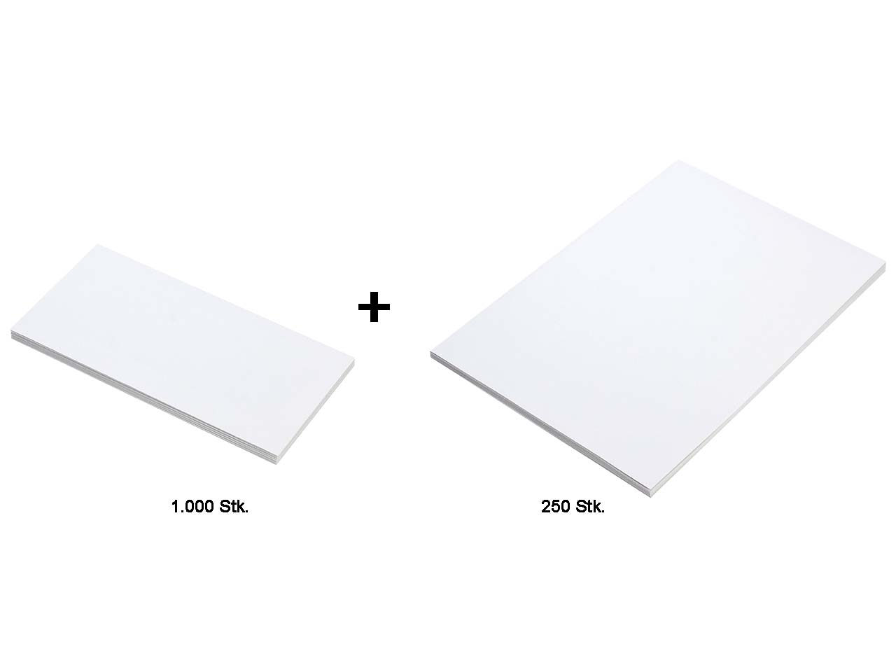 1.000 Briefumschläge "Envirelope" DL HK oF + 250 Versandtaschen "Envirelope" C4 HK oF