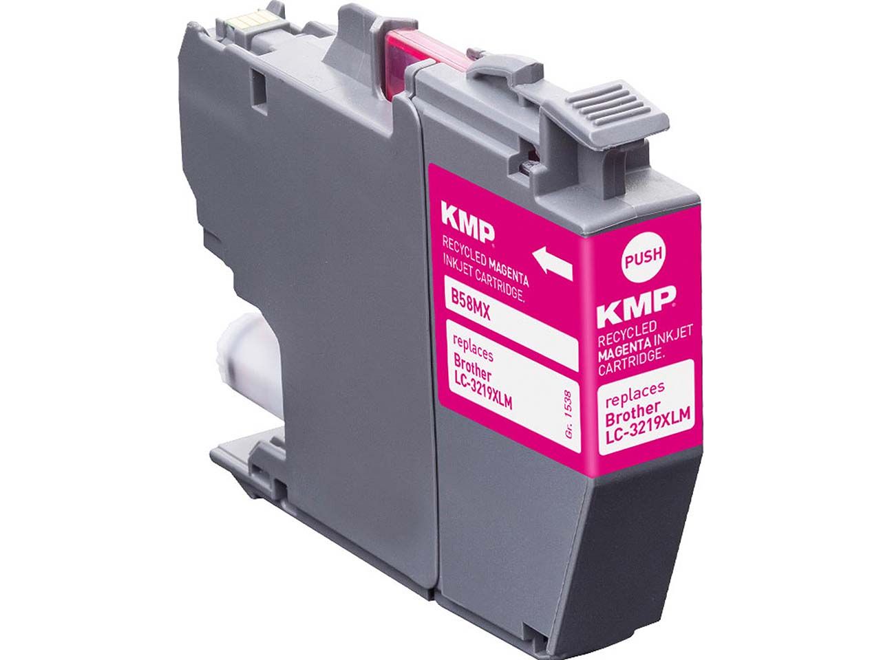 KMP Tintenpatrone ersetzt Brother LC-3219XLM magenta