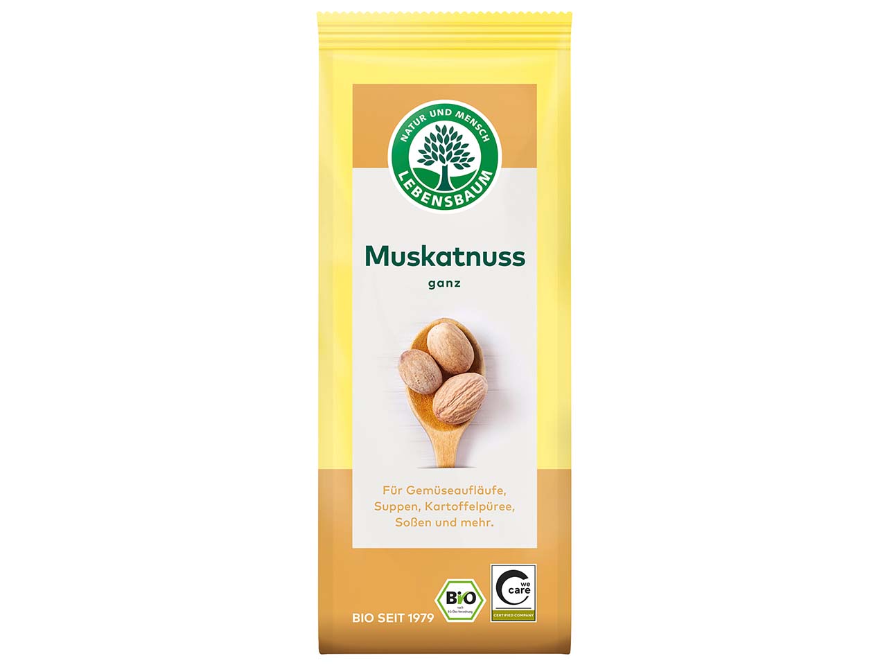 LEBENSBAUM Bio-Muskatnuss ganz 3 Stück