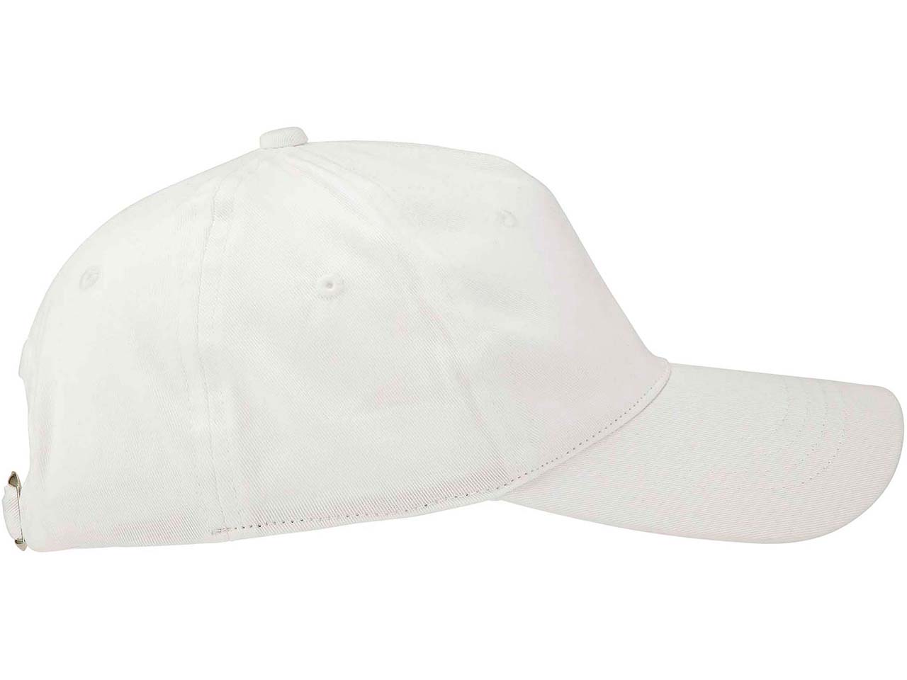 Neutral Bio-Cap aus Baumwoll-Twill, weiß