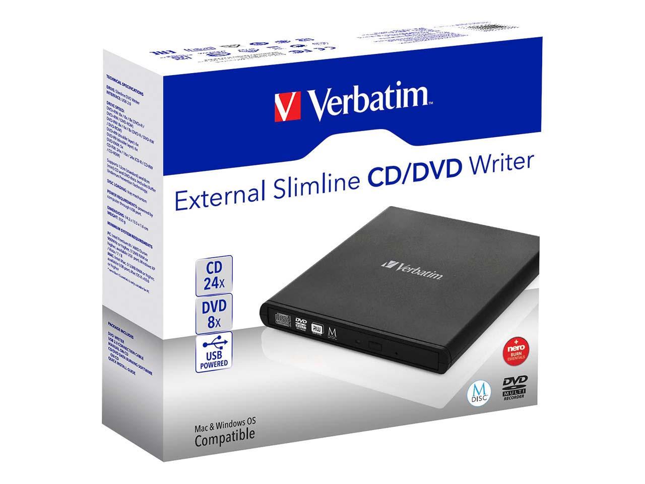 Verbatim DVD-/M-Disc Brenner