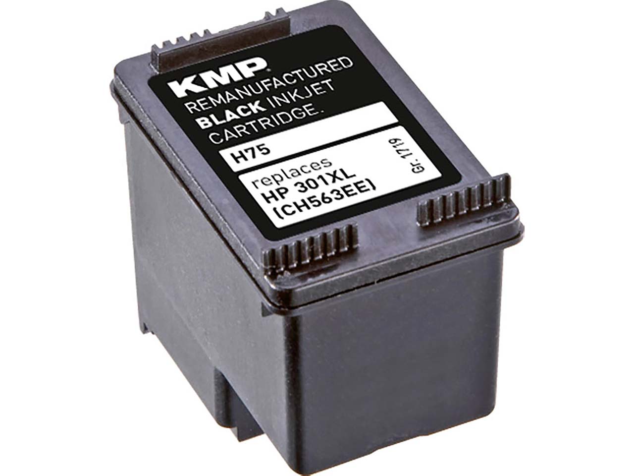 KMP Tintenpatrone ersetzt HP Nr. 301XLBK schwarz