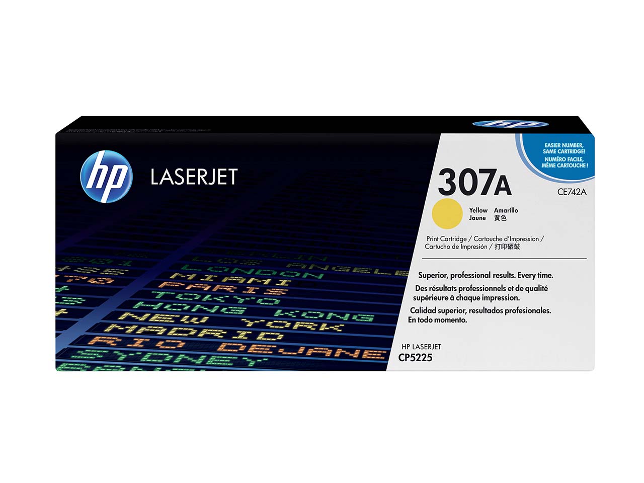 hp Druckkassette CE742A gelb