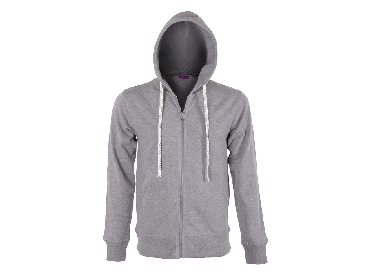 Living Crafts Bio-Herren-Kapuzenjacke "Cameron" grau, Gr. L