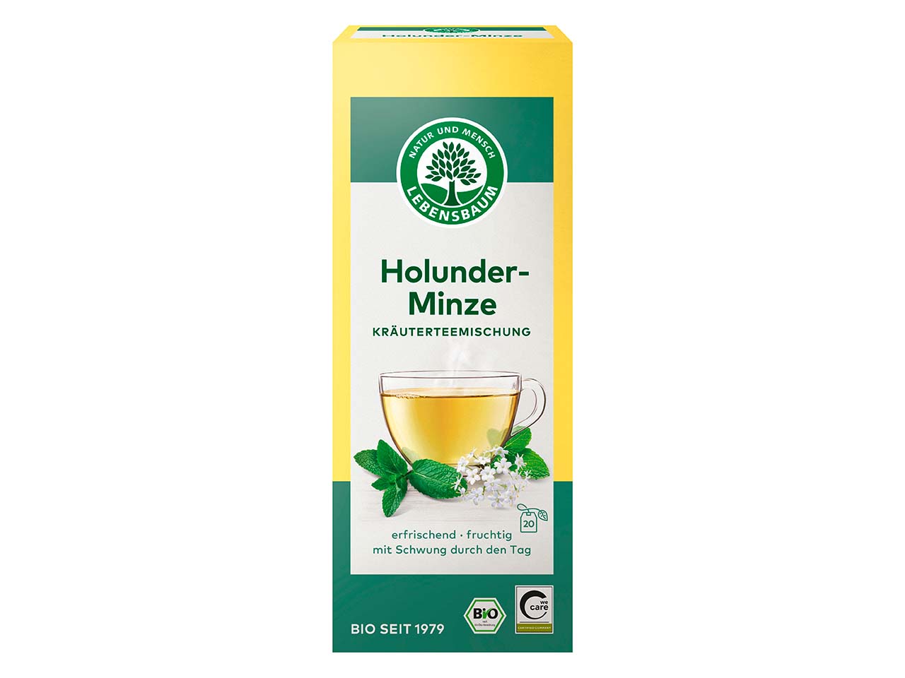 LEBENSBAUM Bio-Kräutertee "Holunder-Minze", 20 x 1,5 g