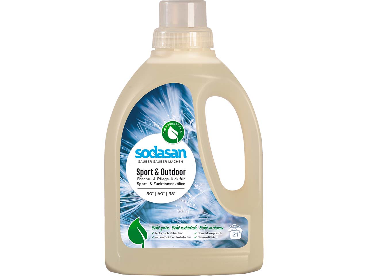 Sodasan Flüssigwaschmittel "active Sport", 750 ml