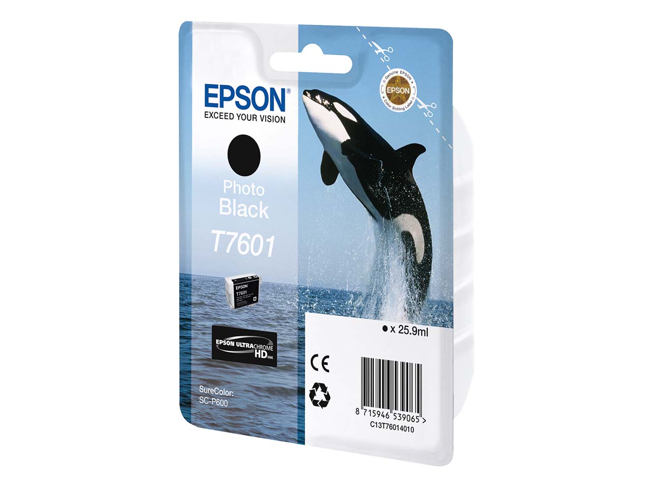 Epson Tintenpatrone T7601 photoschwarz