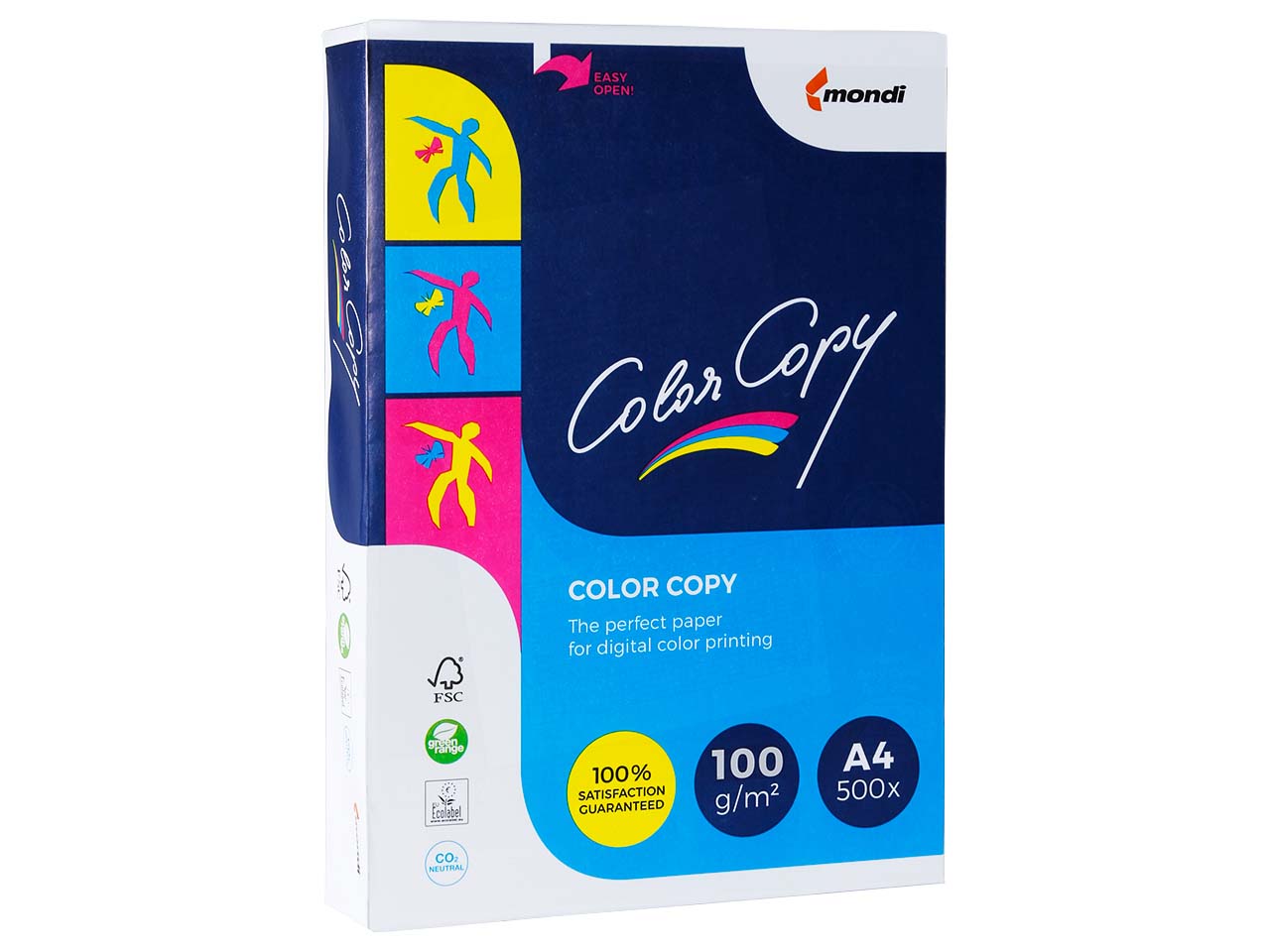 500 Blatt mondi Laserpapier 'Color Copy' 100 g/m², DIN A4