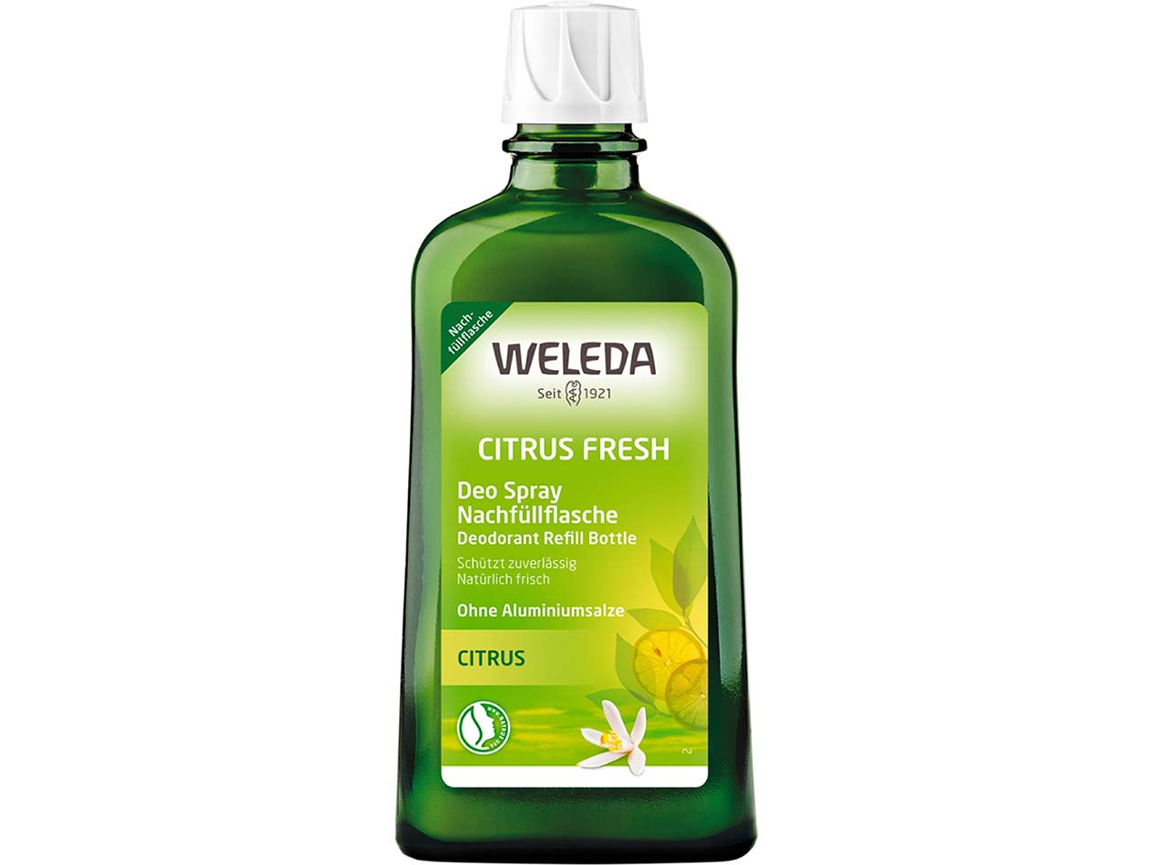 WELEDA Bio-Deo-Spray "Citrus Fresh" Nachfüllflasche, 200 ml