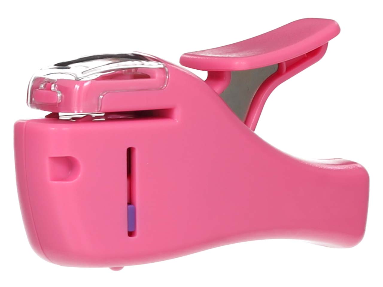 Klammerloser Tacker "Paper Shark" 4 Blatt, pink