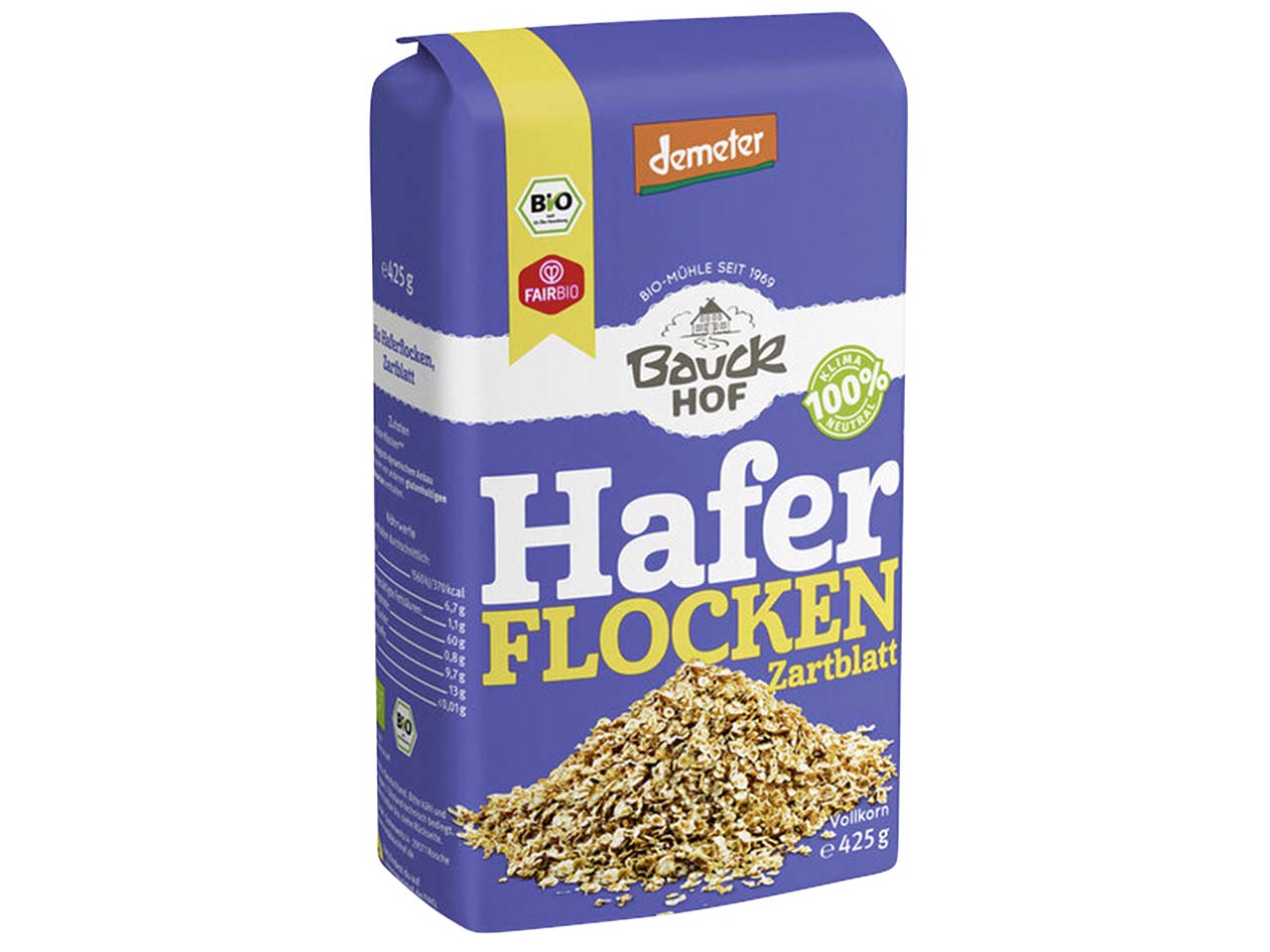 Bauckhof Bio-Haferflocken "zartblatt", demeter-zertifiziert, 325 g