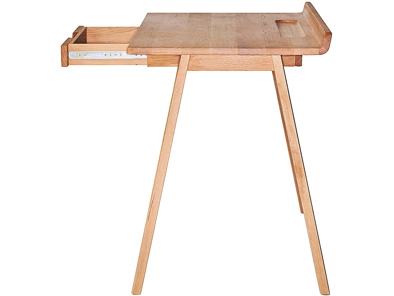 Jan Kurtz Schreibtisch "Nara" mit Schublade, B 120 x T 60 x H 76 cm, Eiche