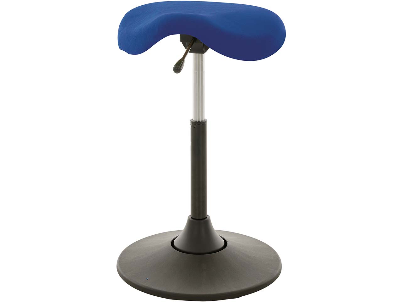 Bewegungshocker mit Hebelauslösung, blau