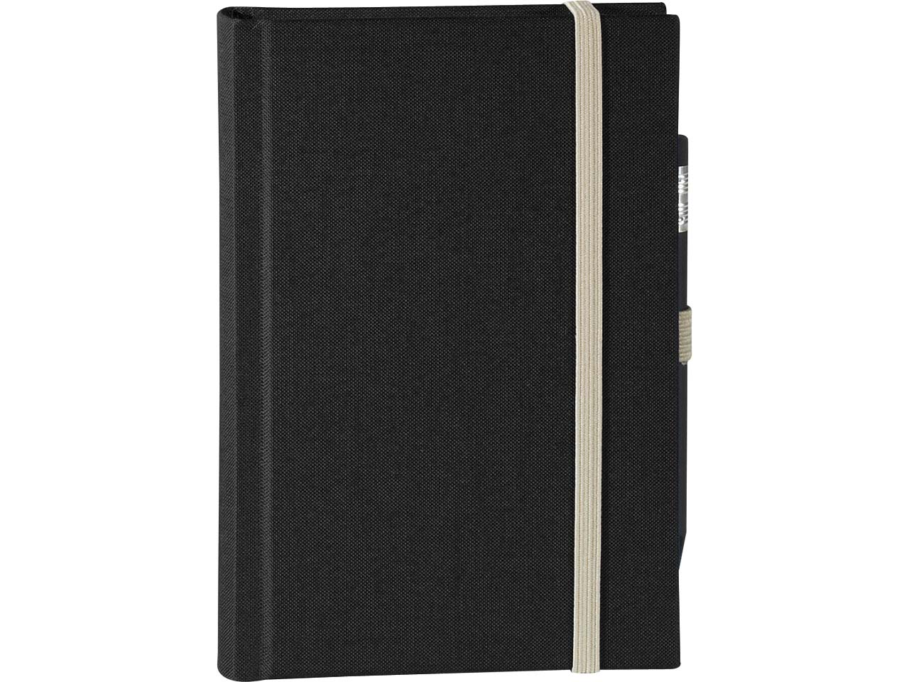 memo Skizzenbuch Leinen A6, (B 92 X H 134 mm) schwarz, 160 Seiten, Zeichenband, blanko