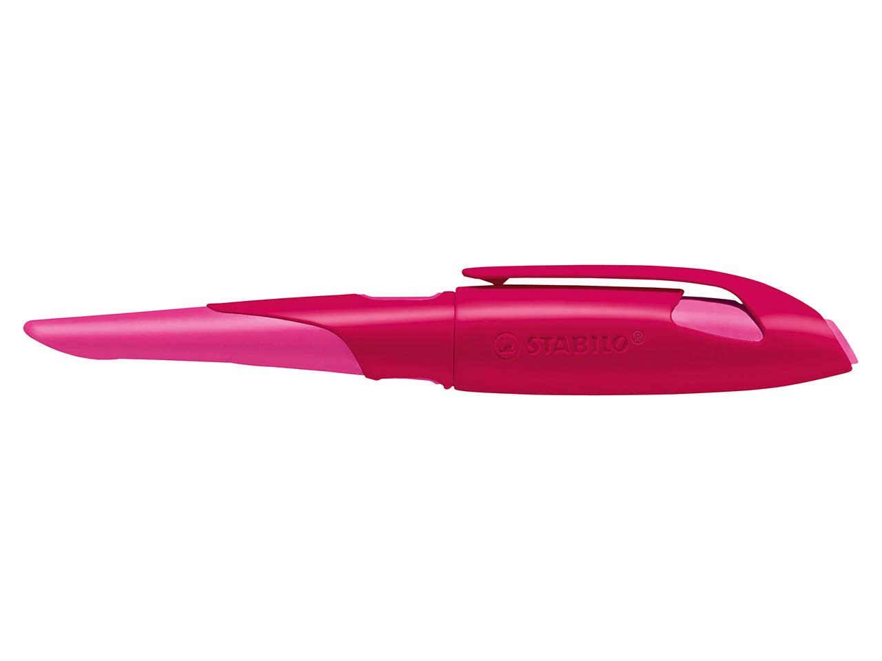 STABILO Schreiblernfüller 'EASYbirdy', Federstärke A, für Linkshänder, beere/pink