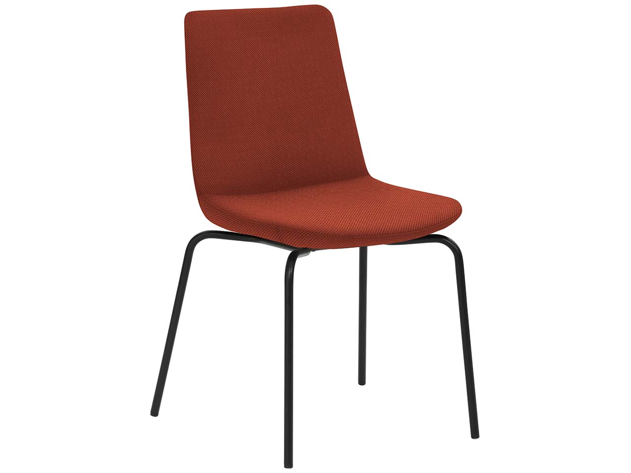 Besucherstuhl "2008" orangerot